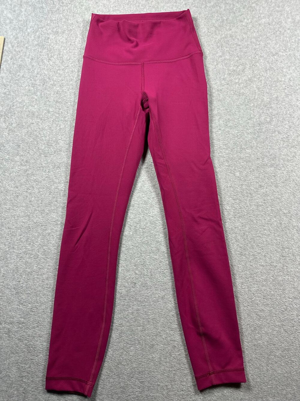 Lululemon Wunder Train Athletic Leggings Pink Women's Size 2 Pink HR Activewear